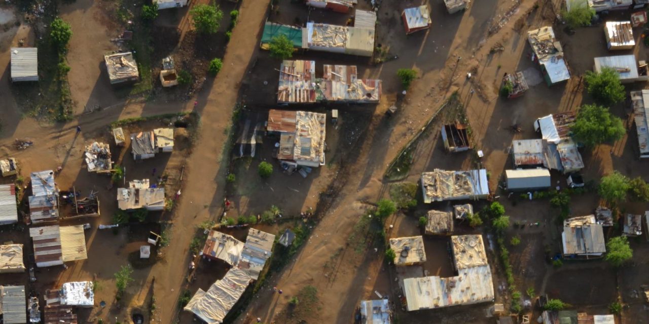 informal settlement aerial view